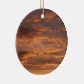 Sonnenuntergang Wolken I farbenfrohe Sky Fotografy Keramikornament (Rechts)