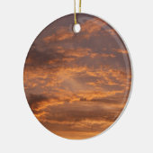 Sonnenuntergang Wolken I farbenfrohe Sky Fotografy Keramikornament (Links)