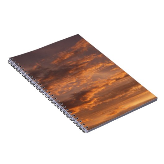 Sonnenuntergang Wolken I farbenfrohe Sky Fotografy Notizblock (Rechte Seite)