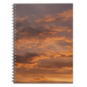 Sonnenuntergang Wolken I farbenfrohe Sky Fotografy Notizblock (Vorderseite)