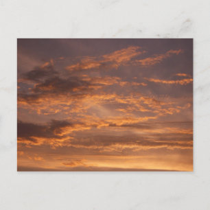 Sonnenuntergang Wolken I farbenfrohe Sky Fotografy Postkarte