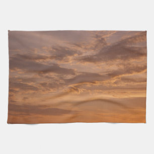 Sonnenuntergang Wolken II Pastel Abstrakte Natur Geschirrtuch