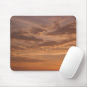 Sonnenuntergang Wolken II Pastel Abstrakte Natur Mousepad (Mit Mouse)