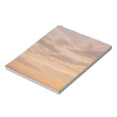 Sonnenuntergang Wolken II Pastel Abstrakte Natur Notizblock (Rotiert)