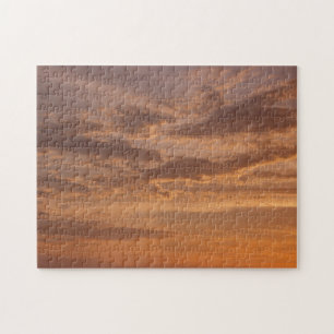 Sonnenuntergang Wolken II Pastel Abstrakte Natur Puzzle