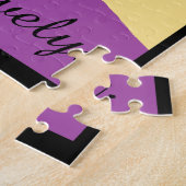 Sonnenuntergang Wolken oder Lila Hügel Puzzle (Seite)