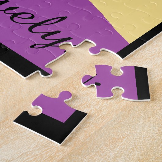 Sonnenuntergang Wolken oder Lila Hügel Puzzle (Seite)