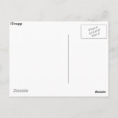 Sonnenuntergang Wolken Postkarte (Rückseite)