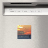 Sonnenuntergang Wolken speichern das Datumsfenster Magnet (In Situ (Geschirrspüler))