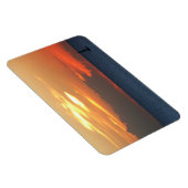 Sonnenuntergang Wolken und Segelboot Seascape Magnet (Rechte Seite)