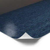 Sonnenuntergang Wolken und Segelboot Seascape Poster (Ecke)