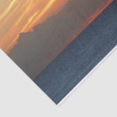 Sonnenuntergang Wolken und Segelboot Seascape Seidenpapier (Ausschnitt)