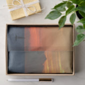 Sonnenuntergang Wolken und Segelboot Seascape Seidenpapier (Geschenk)