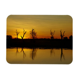 Sonnenuntergang, Yellow Water Billabong Magnet