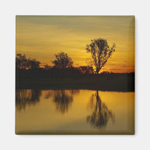 Sonnenuntergang, Yellow Water Billabong Magnet