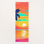 Sonnenuntergang Yogamatte (Rückseite)
