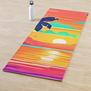 Sonnenuntergang Yogamatte