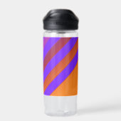 Sonnenuntergang Zickzack Trinkflasche (Rückseite)