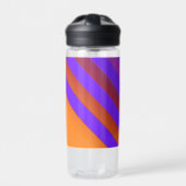 Sonnenuntergang Zickzack Trinkflasche (Vorderseite)