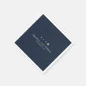 Sonnenuntergang zur Monsunhochzeit Serviette (Ecke)