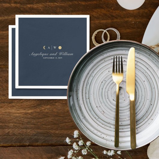 Sonnenuntergang zur Monsunhochzeit Serviette