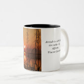 Sonnenuntergang Zweifarbige Tasse (VorderseiteRechts)