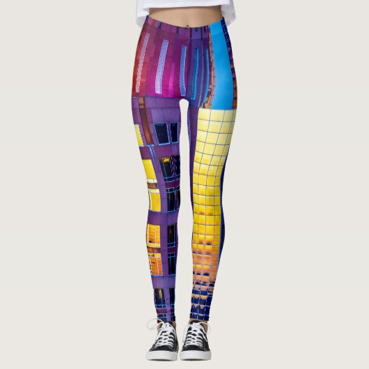 Sonnenuntergangarchitektur-Leggings Leggings (Vorderseite)