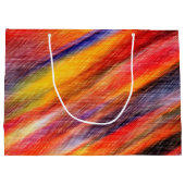 Sonnenuntergänge, Abstrakte Farben 3 Große Geschenktüte (Rückseite)