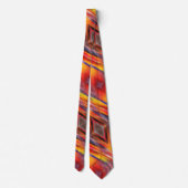 Sonnenuntergänge, Abstrakte Farben 3 Krawatte (Rückseite)