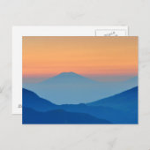 Sonnenuntergänge Abstrakte Landschaft Postkarte (Vorne/Hinten)
