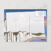 Sonnenuntergänge am Meer Postkarte (Rückseite)