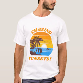 Sonnenuntergänge angesagter Sonnenuntergang Beach T-Shirt
