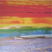 Sonnenuntergänge Aufkleber (Vorderseite)