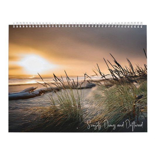 Sonnenuntergänge, Dünen und Treibholz Kalender (Titelbild)