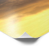 Sonnenuntergänge durch Sturmwolken Fotodruck (Ecke)