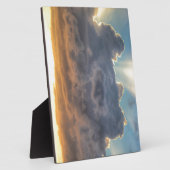 Sonnenuntergänge durch Sturmwolken Fotoplatte (Seite)