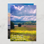 Sonnenuntergänge Feiertagskarte (Vorne/Hinten)