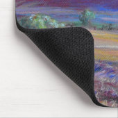 Sonnenuntergänge, Ferngebirge und Baummousepad Mousepad (Ecke)