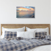 Sonnenuntergänge im Wasser Leinwanddruck (Insitu (Schlafzimmer))