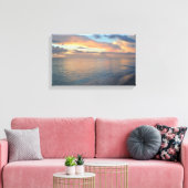 Sonnenuntergänge im Wasser Leinwanddruck (Insitu (Wohnzimmer))