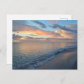 Sonnenuntergänge im Wasser Postkarte (Vorne/Hinten)