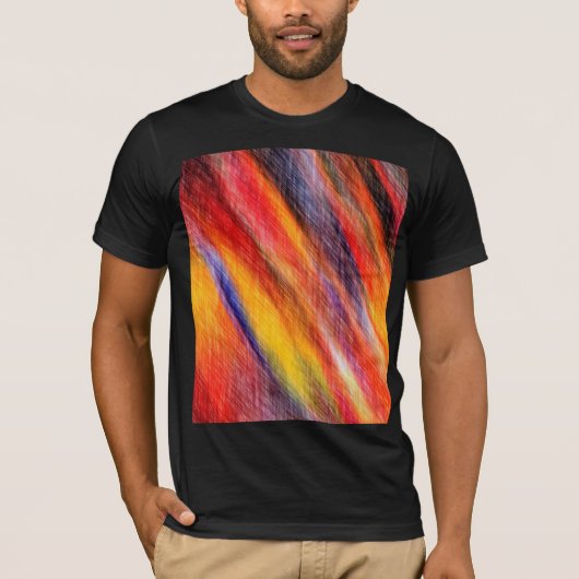 Sonnenuntergänge in Abstrakten Farben - T-Shirt (Vorderseite)