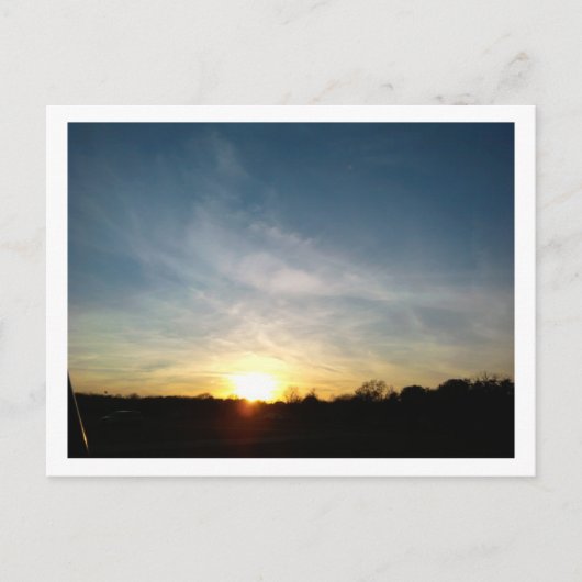 Sonnenuntergänge in Austin Postkarte (Vorderseite)