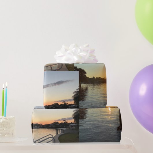 Sonnenuntergänge in Florida Geschenkpapier (Partygeschenke)