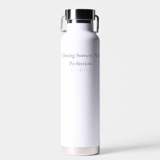Sonnenuntergänge jagen, nicht Perfektion - Inspiri Trinkflasche