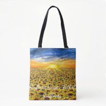 Sonnenuntergänge nachahmen: Tasche der Sonnenblume