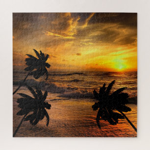 SONNENUNTERGÄNGE OZEAN SZENERIE NATUR   PUZZLE