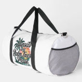 Sonnenuntergänge Palmen Bitte Ozean Duffle Bag (Rechte Ecke)