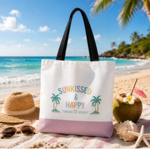 Sonnenuntergänge & Palmen Sommer-Tasche Tasche