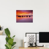 Sonnenuntergänge Poster (Heimbüro)